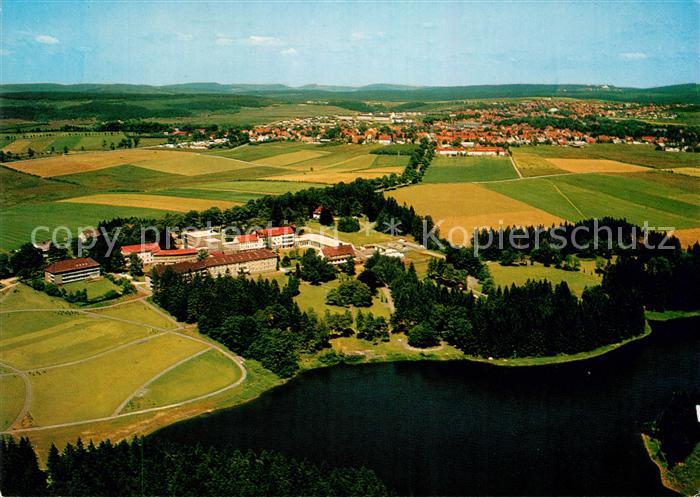 AK / Ansichtskarte Clausthal Zellerfeld Fliegeraufnahme Kurklinik am