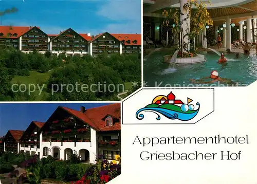 AK / Ansichtskarte Bad Griesbach Rottal Appartementhotel Griesbacher Hof Kat. Bad Griesbach i.Rottal