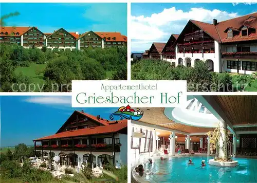 AK / Ansichtskarte Bad Griesbach Rottal Appartementhotel Griesbacher Hof Kat. Bad Griesbach i.Rottal