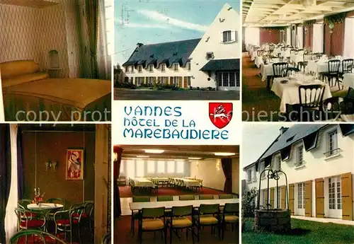 AK / Ansichtskarte Vannes Hotel de la Marebaudiere Kat. Vannes