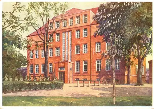 Hamburg Rauhes Haus Wichernschule Kuenstlerkarte Kat. Hamburg