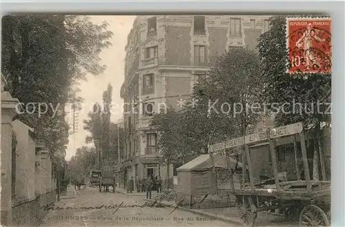 Colombes Place de la Republique rue du Sentier Kat. Colombes