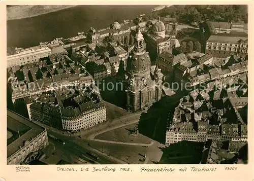 Foto Hahn Nr. 13005 Dresden Frauenkirche Neumarkt  Kat. Fotografie