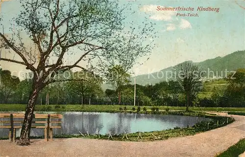 Kindberg Sommerfrische Park Teich Kat. Kindberg