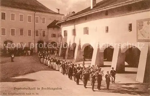 AK / Ansichtskarte Berchtesgaden Bauernhochzeit Arkaden Kat. Berchtesgaden