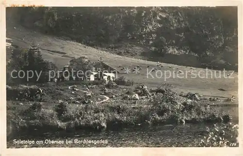 AK / Ansichtskarte Saletalpe am Obersee Kat. Berchtesgaden