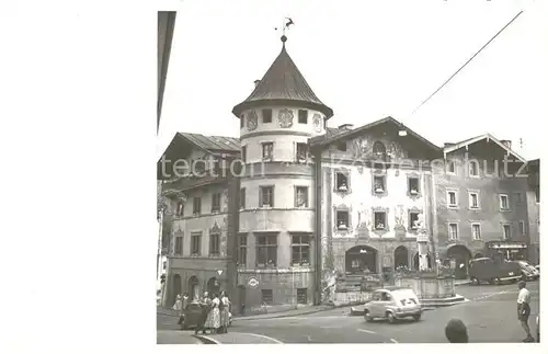 AK / Ansichtskarte Berchtesgaden Marktplatz Brunnen Innenstadt Kat. Berchtesgaden