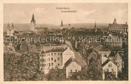 AK / Ansichtskarte Paderborn Stadtblick Kat. Paderborn