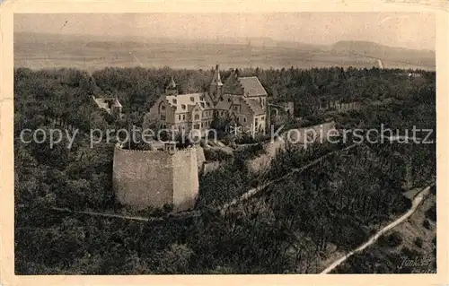 Helbra Schloss Mansfeld Fliegeraufnahme Kat. Helbra