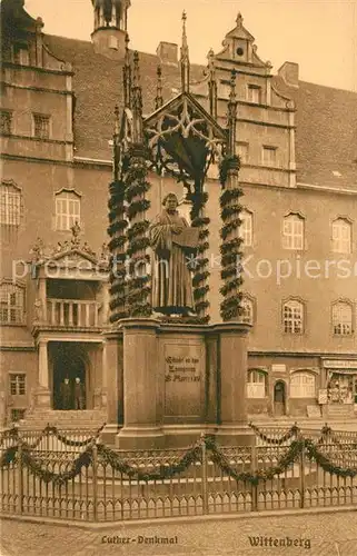 Wittenberg Lutherstadt Lutherdenkmal Kat. Wittenberg