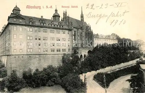 Altenburg Naumburg Herzogliches Schloss Kat. Naumburg