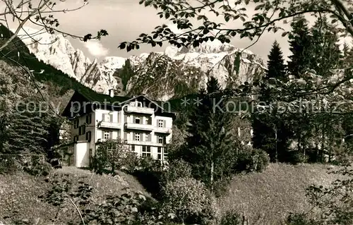 AK / Ansichtskarte Berchtesgaden Eisenbahner Erholungsheim Haus Erika Alpen Kat. Berchtesgaden