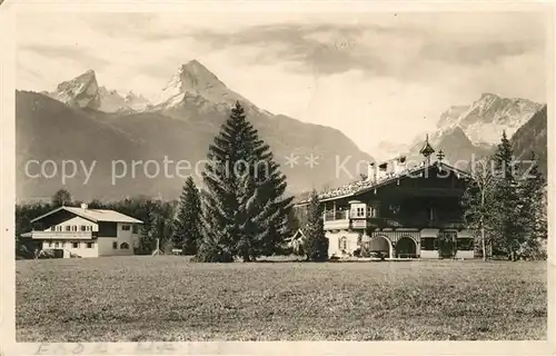 AK / Ansichtskarte Stanggass Berchtesgaden Pension Landhaus Alpenpanorama Kat. Bischofswiesen