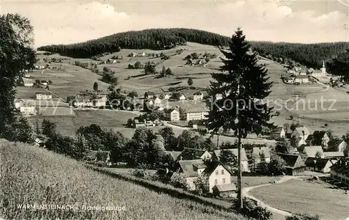 AK / Ansichtskarte Warmensteinach Panorama Luftkurort Kat. Warmensteinach Fichtelgebirge