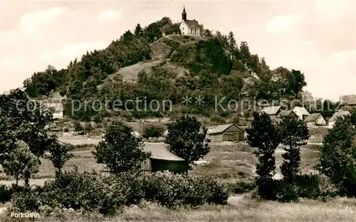 AK / Ansichtskarte Parkstein Teilansicht mit Bergkapelle Kat. Parkstein