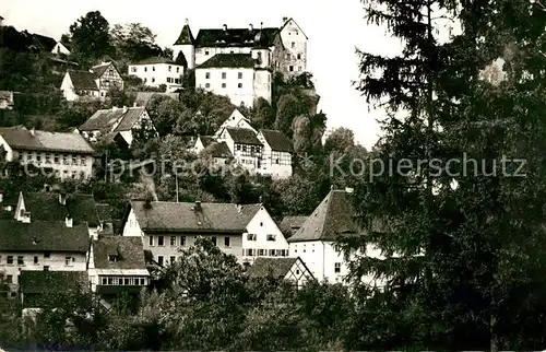 AK / Ansichtskarte Egloffstein Teilansicht mit Burg Fraenkische Schweiz Kat. Egloffstein