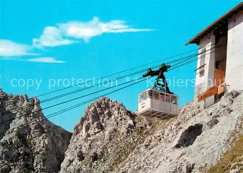 AK / Ansichtskarte Seilbahn Nordkettenbahn Innsbruck Hafelekar Bergstation  Kat. Bahnen