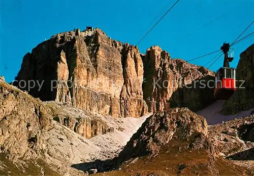 AK / Ansichtskarte Seilbahn Funivia Cima Pordoi Dolomiti  Kat. Bahnen