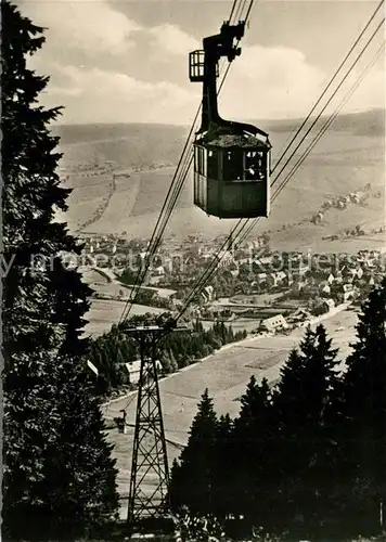 AK / Ansichtskarte Seilbahn Oberwiesenthal  Kat. Bahnen