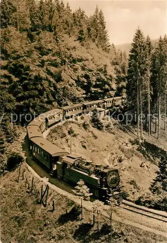 AK / Ansichtskarte Lokomotive Brockenbahn  Kat. Eisenbahn