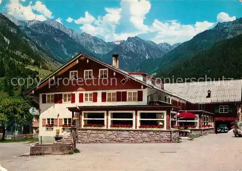 AK / Ansichtskarte Hinterstein Bad Hindelang Alpengasthof Gruener Hut 