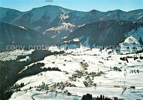 AK / Ansichtskarte Steibis Fliegeraufnahme Hochgrat Kat. Oberstaufen