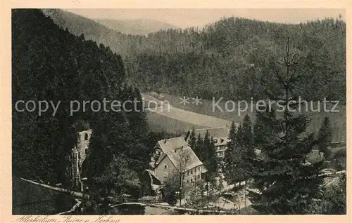 AK / Ansichtskarte Allerheiligen Muehlkreis Ruine und Kurhaus Kat. Allerheiligen im Muehlkreis