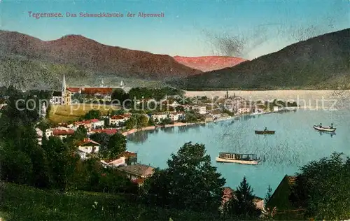 AK / Ansichtskarte Tegernsee Das Schmuckkaestlein der Alpenwelt Kat. Tegernsee