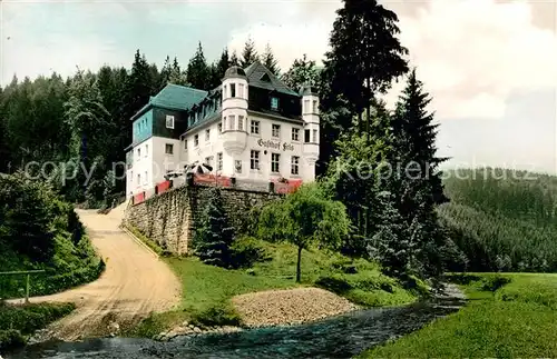 AK / Ansichtskarte Bernstein Wald Gasthof Pension Fels Kat. Schwarzenbach a.Wald