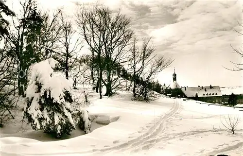 AK / Ansichtskarte Kreuzberg Rhoen Blick auf Kloster Kat. Gersfeld (Rhoen)