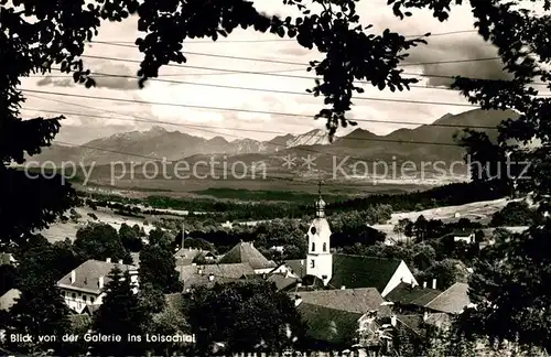 AK / Ansichtskarte Bad Kohlgrub Blick von der Galerie ins Loisachtal Kat. Bad Kohlgrub