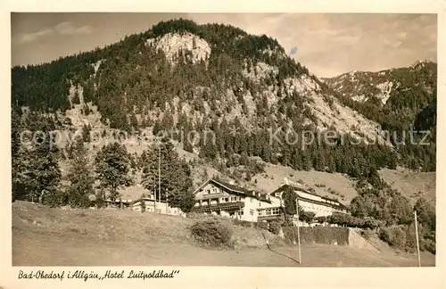 AK / Ansichtskarte Bad Oberdorf Hotel Luitpoldbad Kat. Bad Hindelang