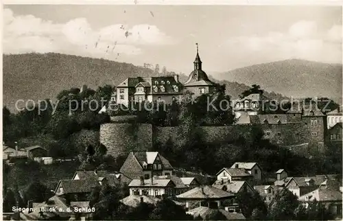 AK / Ansichtskarte Siegen Westfalen Stadt und Schloss Kat. Siegen