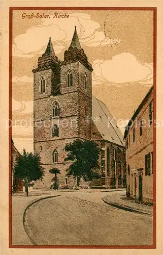 AK / Ansichtskarte Gross Salze Kirche Kat. Schoenebeck
