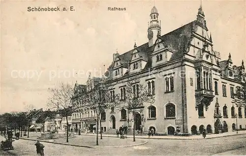 AK / Ansichtskarte Schoenebeck Elbe Rathaus Kat. Schoenebeck