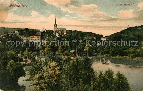 AK / Ansichtskarte Bad Elster Gondelteich Kat. Bad Elster