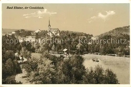 AK / Ansichtskarte Bad Elster Am Gondelteich Kat. Bad Elster