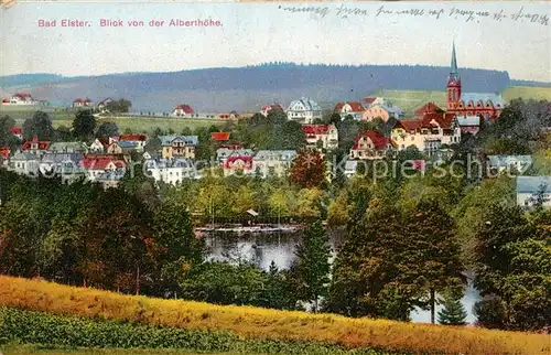 AK / Ansichtskarte Bad Elster Blick von der Alberthoehe Kat. Bad Elster