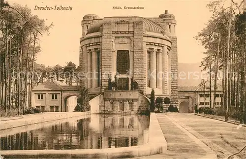 AK / Ansichtskarte Tolkewitz Staedt Krematorium Kat. Dresden