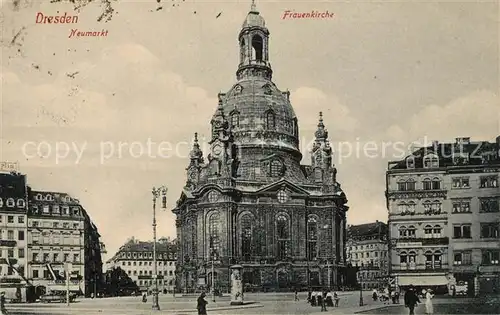 AK / Ansichtskarte Dresden Neumarkt Frauenkirche Kat. Dresden Elbe