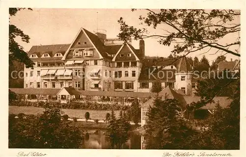 AK / Ansichtskarte Bad Elster Dr Koehlers Sanatorium Kat. Bad Elster