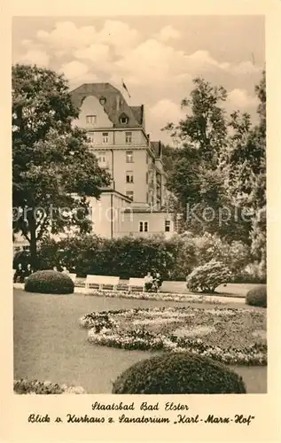 AK / Ansichtskarte Bad Elster Kurhaus Sanatorium Karl Marx Hof Kat. Bad Elster