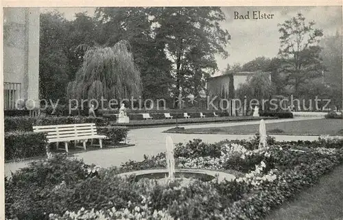 AK / Ansichtskarte Bad Elster Kurpark Kat. Bad Elster