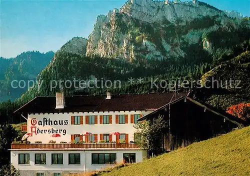AK / Ansichtskarte Rottau Chiemgau Berggasthaus Adersberg Kat. Grassau