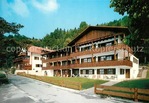 AK / Ansichtskarte Urfeld Walchensee Ferienwohnanlage Hotel Post  Kat. Kochel a.See