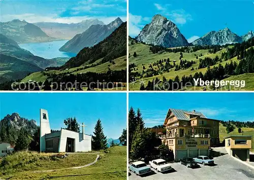 AK / Ansichtskarte Ybergeregg Hotel Passhoehe Marienkapelle