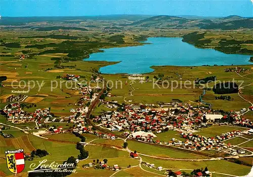 AK / Ansichtskarte Seekirchen Wallersee Fliegeraufnahme  Kat. Seekirchen am Wallersee