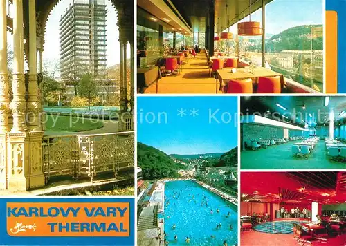 AK / Ansichtskarte Karlovy Vary Sanatorium Thermal Kat. Karlovy Vary Karlsbad