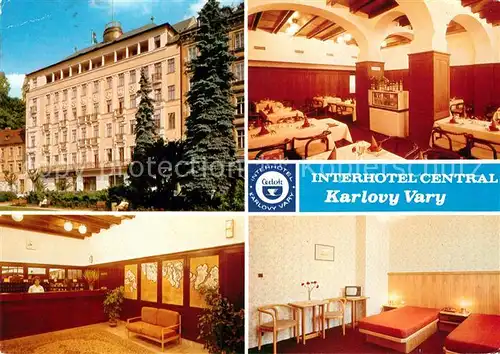 AK / Ansichtskarte Karlovy Vary Interhotel Central Kat. Karlovy Vary Karlsbad