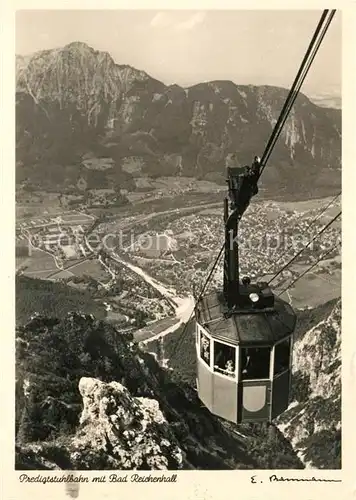 AK / Ansichtskarte Seilbahn Predigtstuhl Bad Reichenhall  Kat. Bahnen